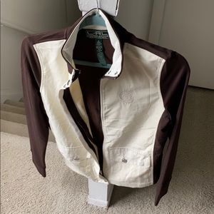 Lauren ACTIVE Ralph Lauren 2-Toned Mockneck Jacket